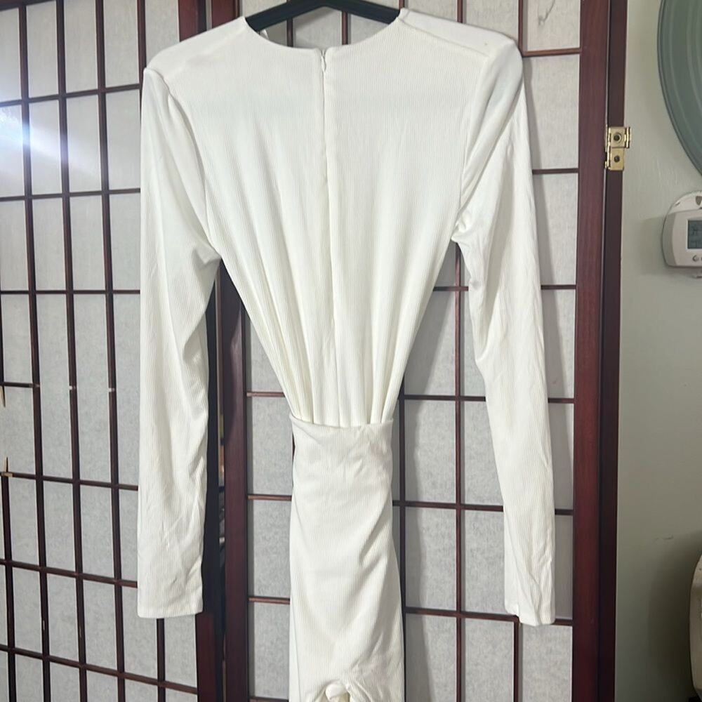 NAKED WALDRODE CROSSOVER RIBBED CUTOUT DETAIL JUMPSUIT‎ NWT SIZE L - Picture 4 of 7